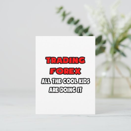 Grappige Forex Trader Shirten en geschenken Briefkaart (Staand voorkant)