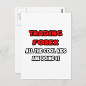 Grappige Forex Trader Shirten en geschenken Briefkaart (Voorkant / Achterkant)