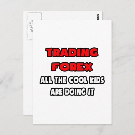 Grappige Forex Trader Shirten en geschenken Briefkaart (Voorkant / Achterkant)