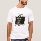 Grappige foto 70e verjaardag Gast van Eer T-shirt (Voorkant)