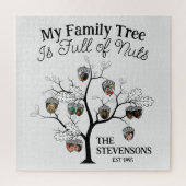 Grappige foto Family Tree is vol met noten kerst Legpuzzel (Verticaal)
