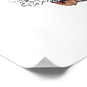 Grappige foto Family Tree is vol met noten kerst Poster (Hoek)