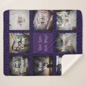 Grappige foto gepersonaliseerde geschenken voor ec sherpa deken (Voorkant (horizontaal))