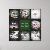 Grappige foto gepersonaliseerde geschenken voor ma canvas afdruk (Voorkant)