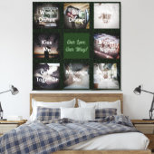 Grappige foto gepersonaliseerde geschenken voor ma canvas afdruk (Insitu (Slaapkamer))