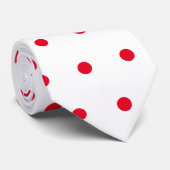 Grappige foto gezicht kerst sneeuwpop stropdas (Opgerold)