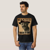 Grappige foto Gezocht T-shirt (Voorkant volledig)
