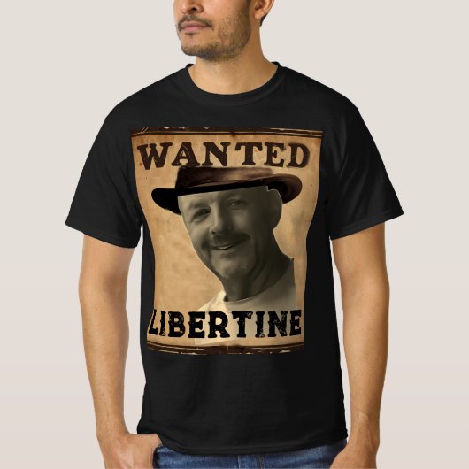 Grappige foto Gezocht T-shirt (Voorkant)
