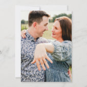 Grappige foto Hond-thema bruiloft Save The Date (Achterkant)