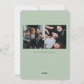 Grappige foto Kerstkaart Vrolijk Kerstfeest (Achterkant)