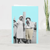 GRAPPIGE  FOTO LIEFDE OP HET EERSTE GEZICHT FLIRTE KAART (Achterkant)