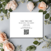 Grappige Foto QR Code Trouwen Sla de datum op Aankondiging