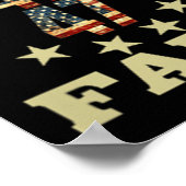 Grappige foto van Fafo Trump Poster (Hoek)