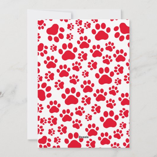 Grappige foto van hondenliefhebber met Kerstmis, l Feestdagenkaart (Achterkant)