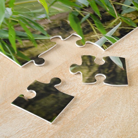 grappige foto van rode panda legpuzzel (Zijkant)