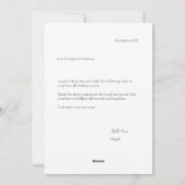 Grappige foto | Vrolijke Kerstmis Opa Oma Feestdagenkaart (Achterkant)