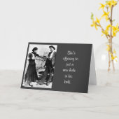 Grappige  Foto Weight Control Verjaardag Humor Kaart (Gele Bloem)