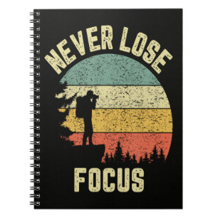 Grappige Fotograaf Camera Verliest Nooit Focus  Notitieboek