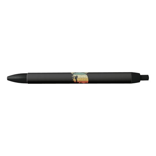 Grappige Fotograaf Camera Verliest Nooit Focus Zwarte Inkt Pen (Voorkant)