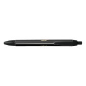Grappige Fotograaf Camera Verliest Nooit Focus Zwarte Inkt Pen (Achterkant)