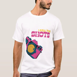 Grappige Fotograaf Ik Neem De Foto Retro Camera T-shirt
