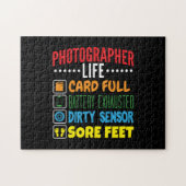 Grappige Fotograaf Life Checklist Legpuzzel (Horizontaal)
