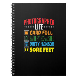 Grappige Fotograaf Life Checklist Notitieboek