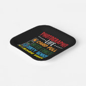 Grappige Fotograaf Life Checklist Papieren Bordje (Gebogen)