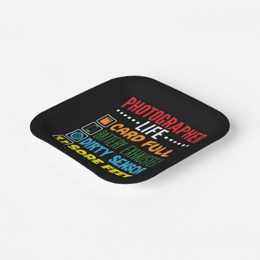 Grappige Fotograaf Life Checklist Papieren Bordje (Gebogen)