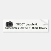 Grappige fotograaf quote bumpersticker (Voorkant)