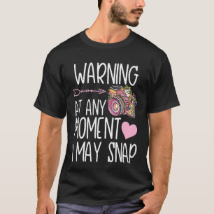 Grappige fotografie camera fotograaf snap gift Sh T-shirt