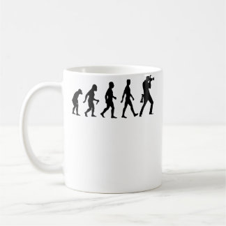 Grappige fotografie - evolutie van de fotograaf koffiemok