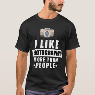 Grappige Fotografie Ontwerp T-shirt