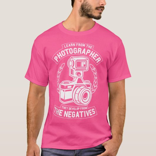 Grappige Fotografie T-shirt (Voorkant)