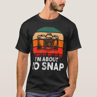 Grappige fotografie voor mannen vrouwen fotograaf  t-shirt