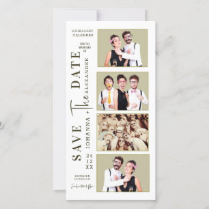 Grappige Fotohokje Strip Snor Steltjes Save The Date