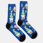 Grappige foto's Prettig kerstfeest Nieuwigheid Sokken (Rechts)