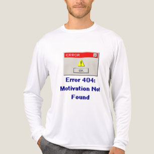 Grappige fout 404 Motivatie niet gevonden Retro T  Tri-Blend Shirt