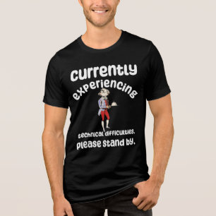 Grappige fout stand-by Tri-Blend shirt