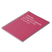 Grappige Foutherstelling Gepersonaliseerd Werk Notitieboek (Linkerzijde)