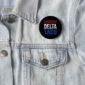 Grappige Foxtrot Delta Taco8 Ronde Button 5,7 Cm (In situ)
