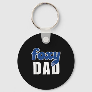 Grappige Foxy Vader Sleutelhanger