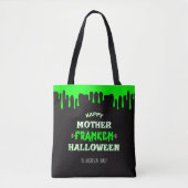 Grappige Frankenstein Gelukkige Moeder Franken Hal Tote Bag (Voorkant)