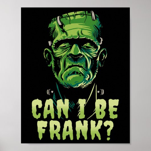 Grappige Frankenstein kan ik zijn Frank Halloween  Poster (Voorkant)