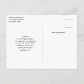 Grappige Frankenstein Monster Halloween Leuk Bedan Briefkaart (Achterkant)