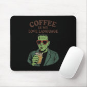 Grappige Frankenstein Monster Lover Koffie is mijn Muismat (Met muis)