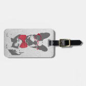  Grappige Franse Bulldog Bagagelabel (Voorkant horizontaal)