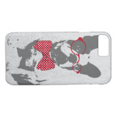  Grappige Franse Bulldog Case-Mate iPhone Case (Achterkant (Horizontaal))