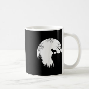 Grappige Franse Bulldog en Moon Halloween Hondenli Koffiemok