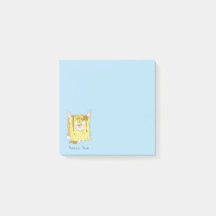 Grappige Franse Bulldog Franse hond Cartoon Post-it® Notes